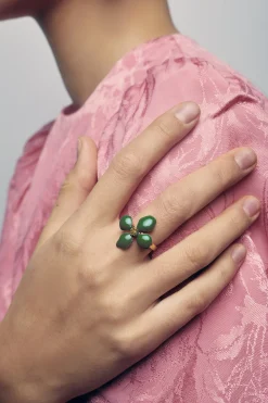 Anillo Cassia Verde