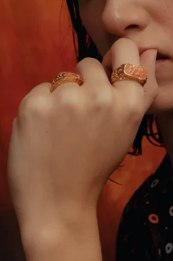 Anillo Geiser Naranja