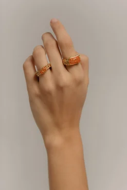 Anillo Geiser Naranja