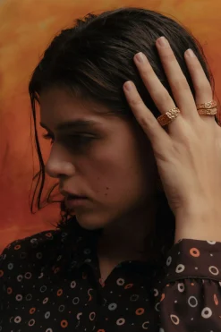 Anillo Magma Naranja