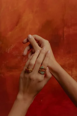Anillo Magma Naranja