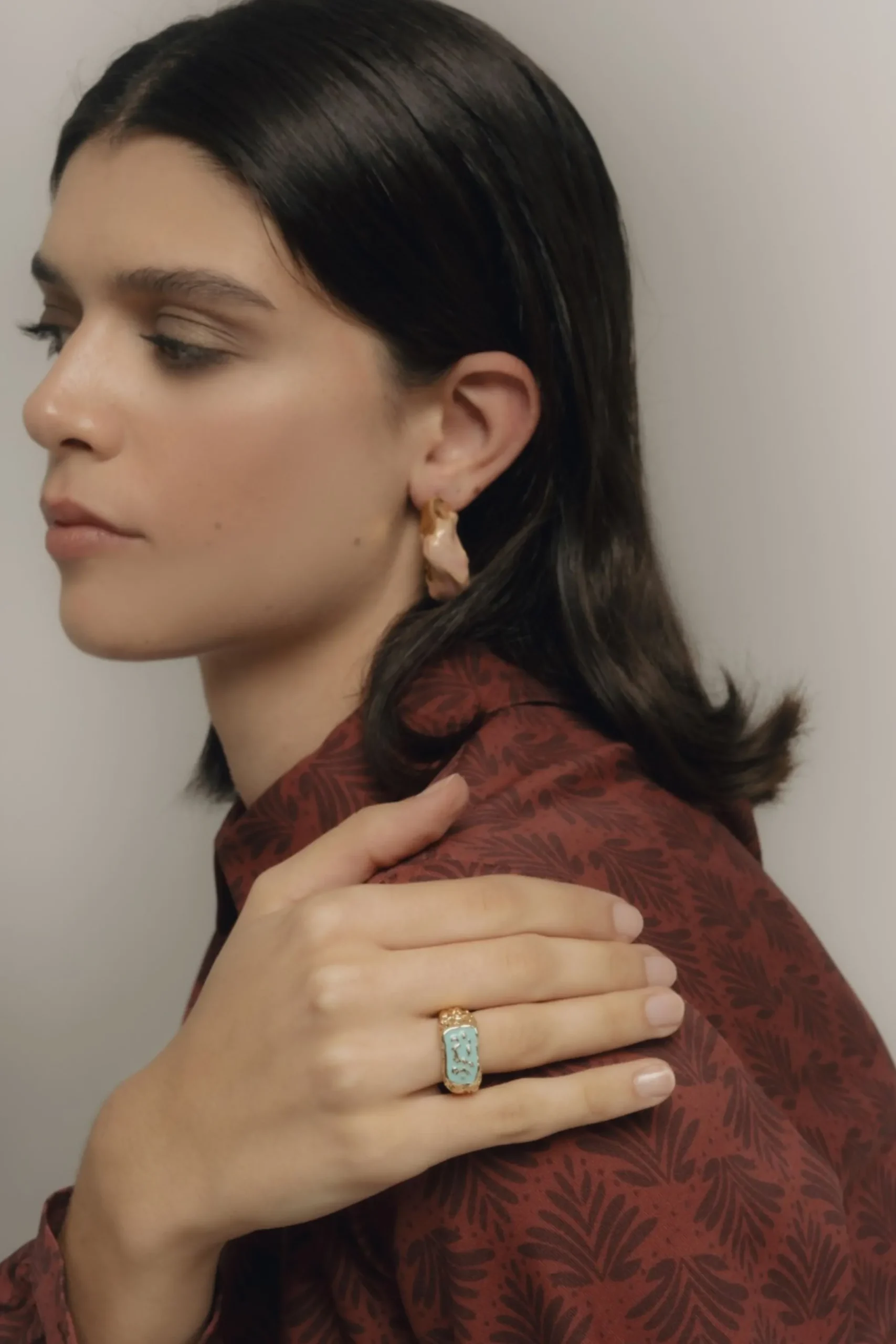 Anillo Magma Turquesa