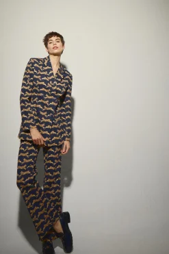 Blazer Azul Marino Lince