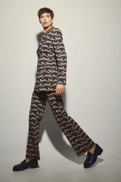 Blazer Azul Marino Lince