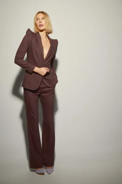 Blazer Cuadros Vichy Entallada
