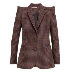 Blazer Cuadros Vichy Entallada
