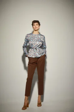 Blusa Azul Claro Mariposas