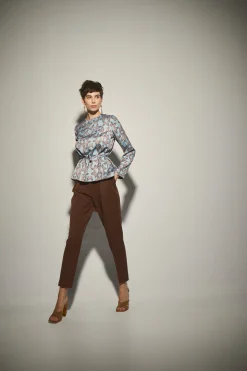 Blusa Azul Claro Mariposas