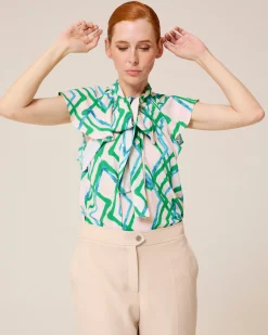 Blusa Con Lazo Lena