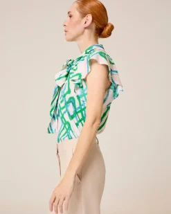 Blusa Con Lazo Lena