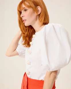 Blusa de Manga Abullonada Jane