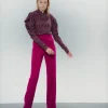 Blusa estampada con lazo Elena