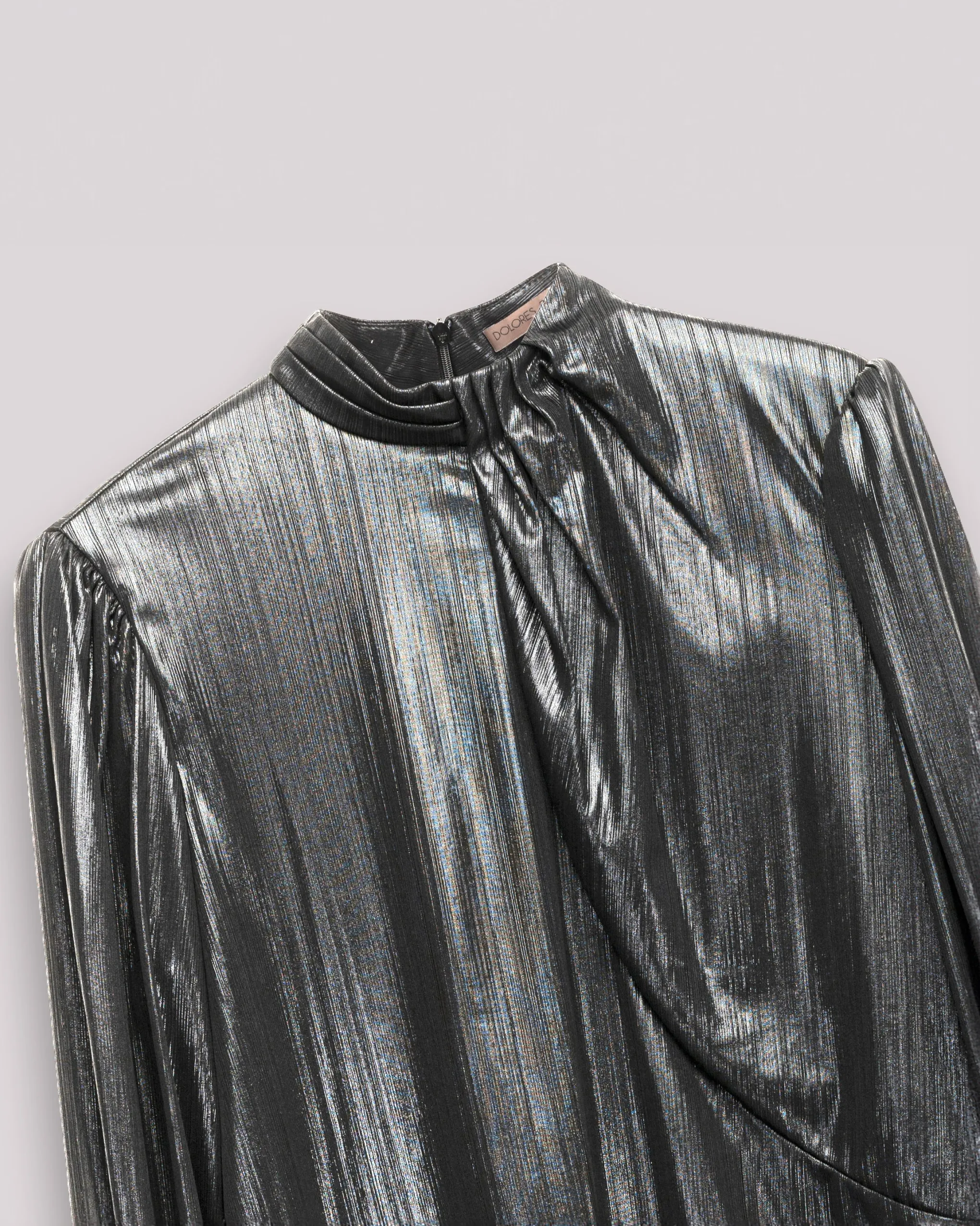 Blusa plateada Emilia