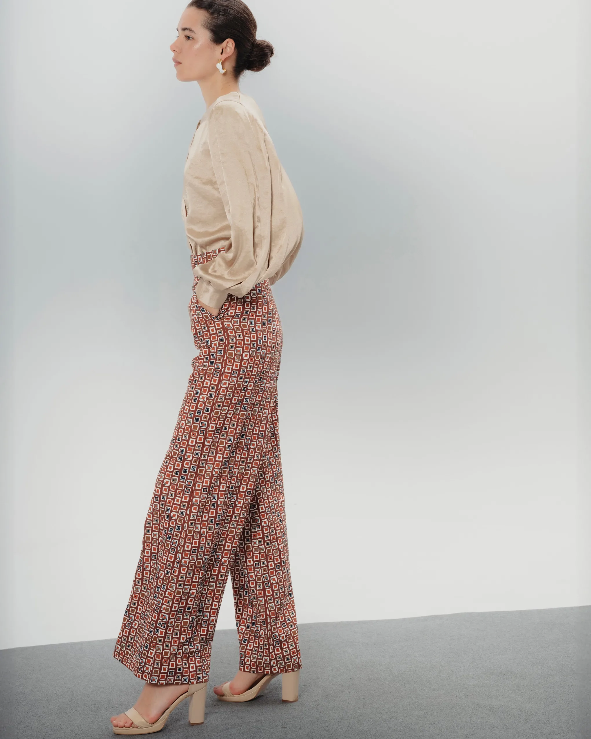 Blusa satinada Matilda