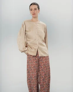 Blusa satinada Matilda