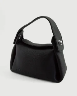Bolso de mano de Piel Vivaz Negro