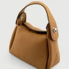 Bolso de mano de Piel Vivaz Camel