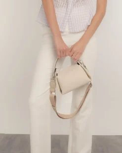 Bolso de mano de Piel Vivaz Crudo