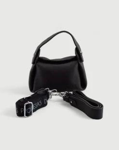 Bolso de mano de Piel Vivaz Negro