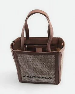 Bolso de Rafia Astuta en Nude