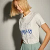 Camiseta Blanca Básica lettering Promesas