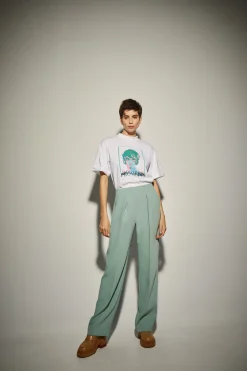 Camiseta Blanca Dolores Gafas Verde
