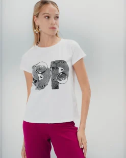 Camiseta Blanca Vibrante