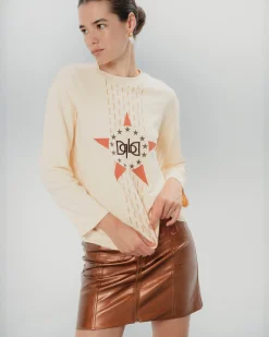 Camiseta Crema Estrella