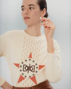 Camiseta Crema Estrella