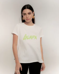 Camiseta frase "guapa" verde glow