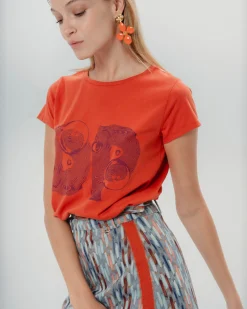 Camiseta Naranja Vibrante