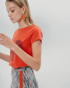Camiseta Naranja Vibrante