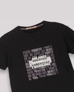 Camiseta Negra Dolores Promesas