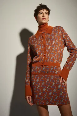 Chaqueta Punto Marrón