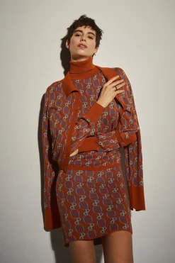 Chaqueta Punto Marrón