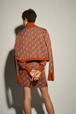 Chaqueta Punto Marrón