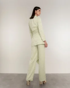 Chaqueta tipo kimono con fajín
