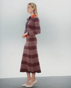 Chaqueta Tipo Polo Geométrica Luna