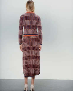Chaqueta Tipo Polo Geométrica Luna