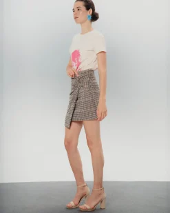 Falda drapeada Margot