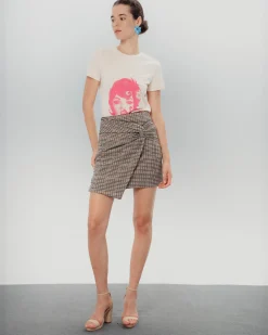 Falda drapeada Margot