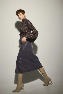 Falda Midi Cargo