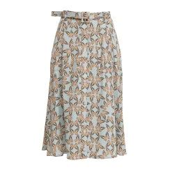 Falda Midi Estampada Mariposas
