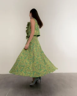 Falda tropical Verde