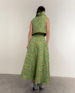 Falda tropical Verde
