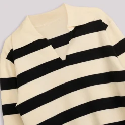 Jersey Cuello Polo Rayas