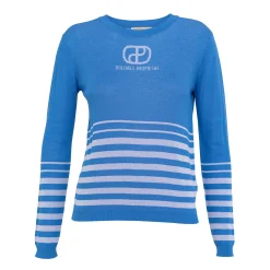 Jersey Punto Rayas Azul