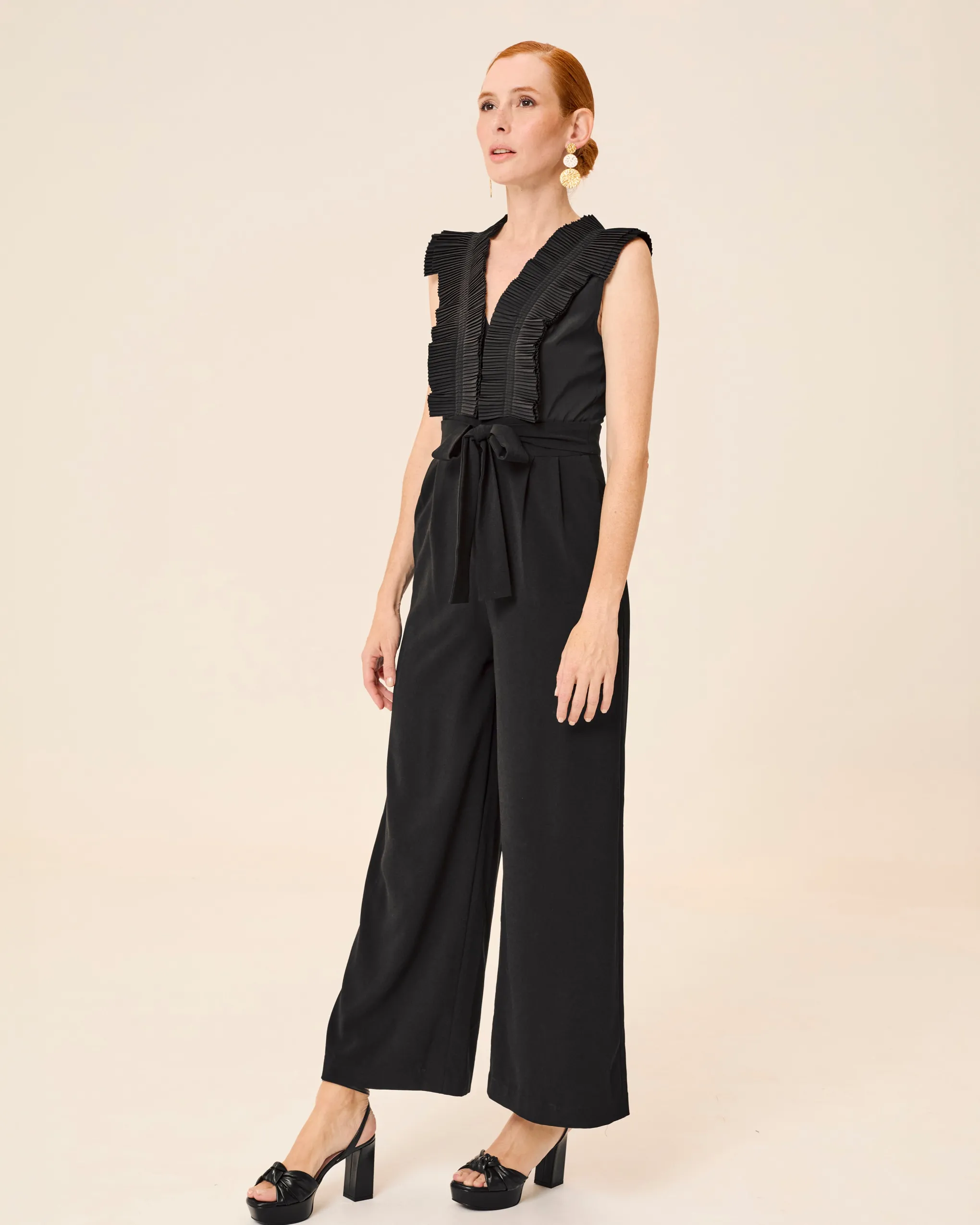 Mono Negro Volantes Clair