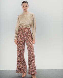 Pantalón estampado geométrico Manuela