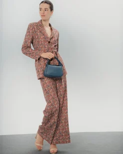 Pantalón estampado geométrico Manuela